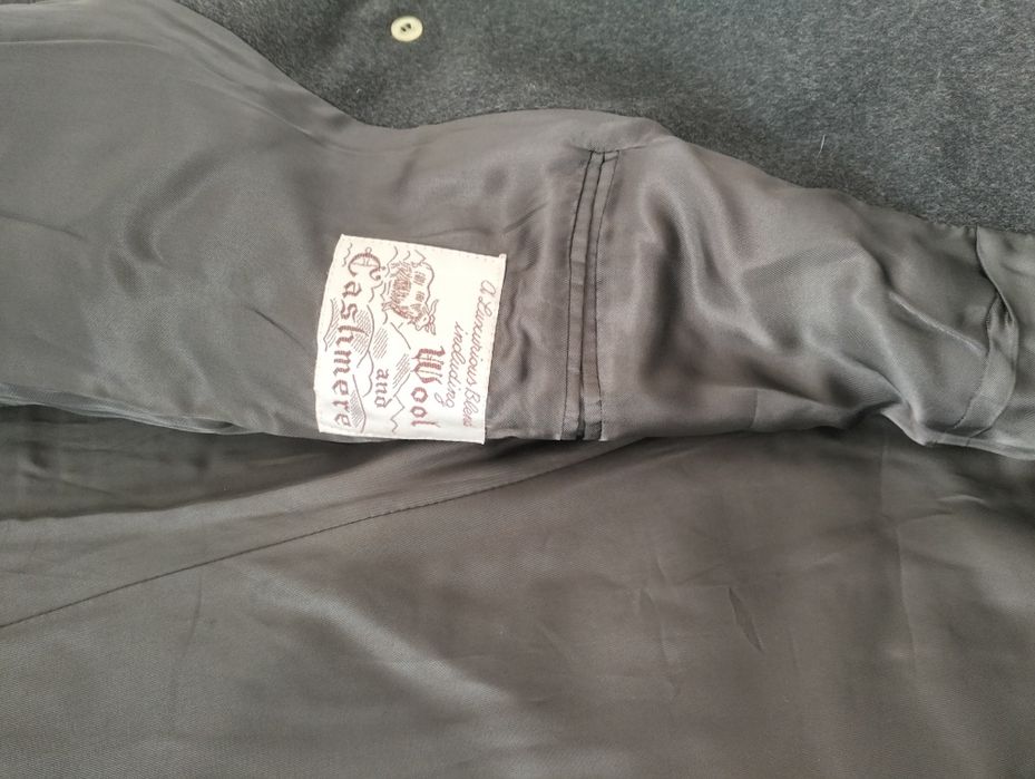 Wełniany klasyczny płaszcz Wellington