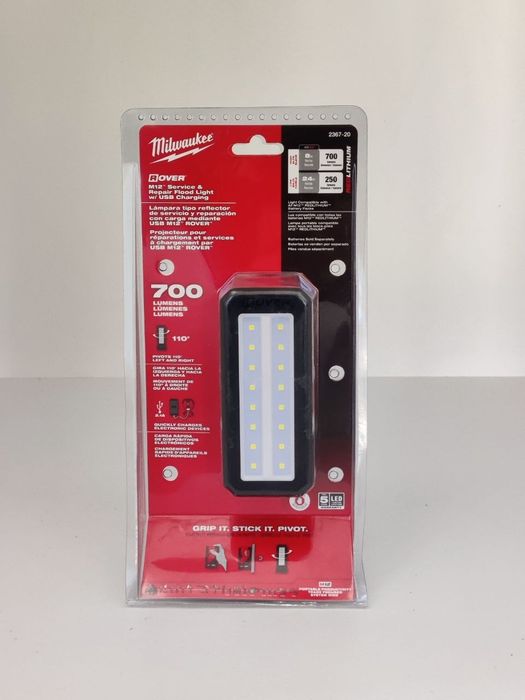 Світлодіодний ліхтар Milwaukee™ 2367-20 M12™ ROVER Service and Repair Flood Light (модель 2367-20). USA
