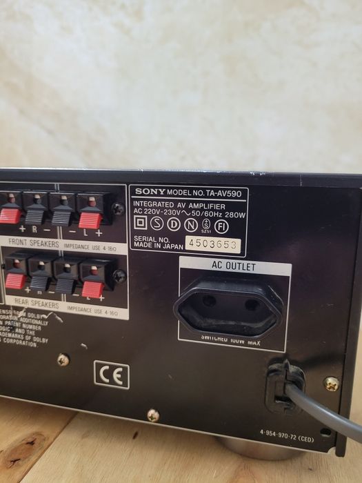 Sony TA-AV590 интегральный AV усилитель