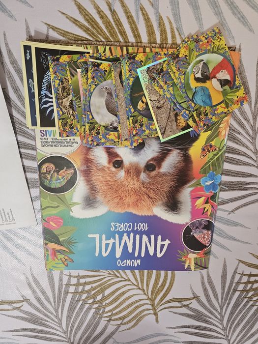 Troco  cromos mundo animal 1001 cores