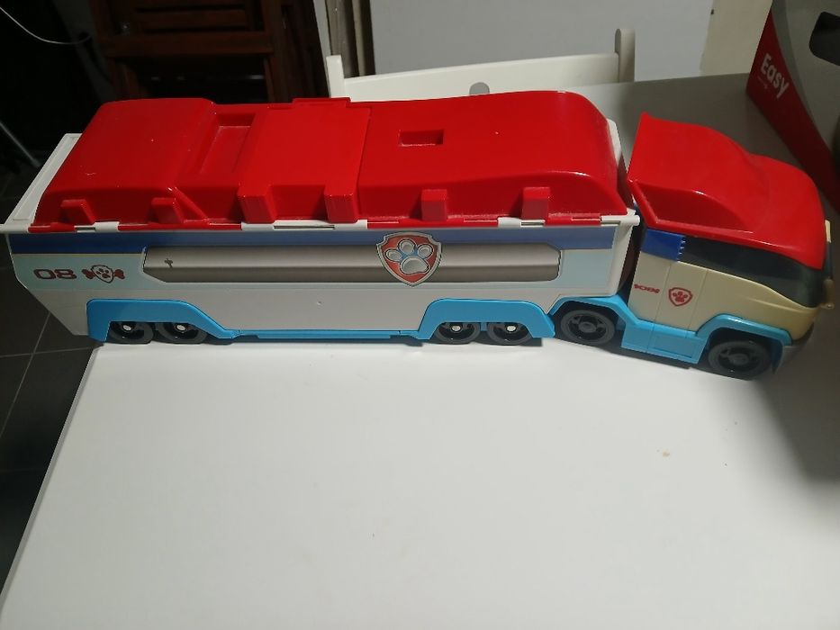 Patrulha Pata brinquedos Barco e Camião
