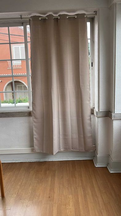 Cortinados com argolas