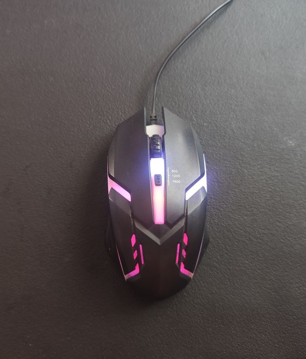 Игровая мышка RGB, 1600 DPI