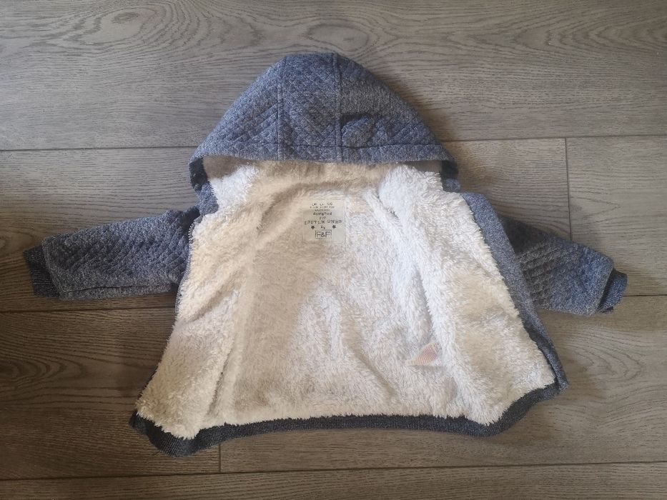 Bluza z kapturem z futerkiem