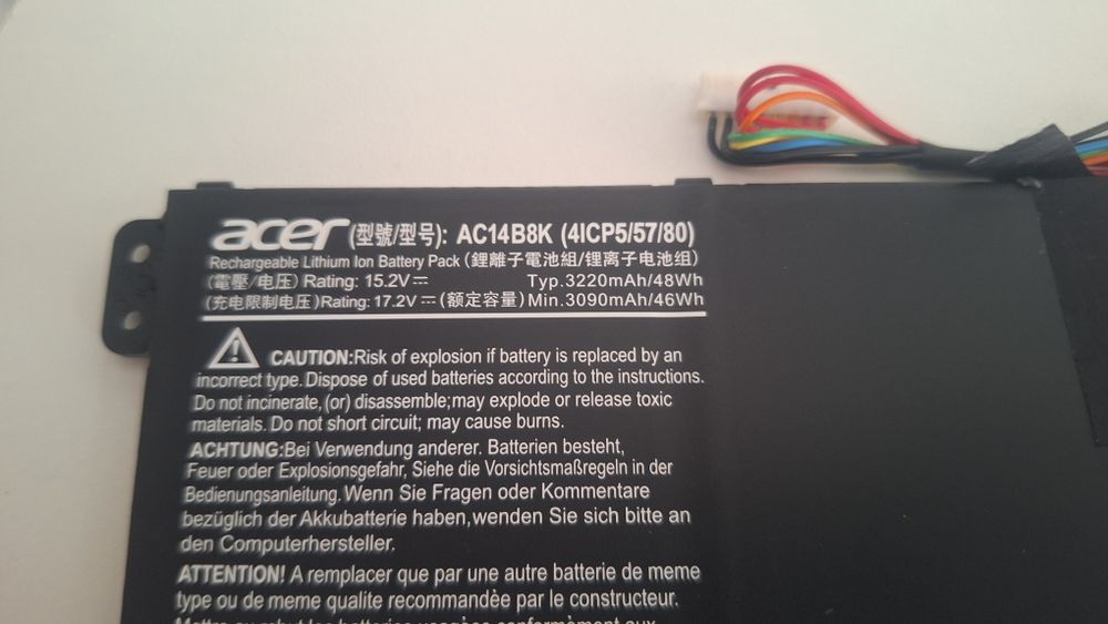 Bateria portátil Acer A515-51G
