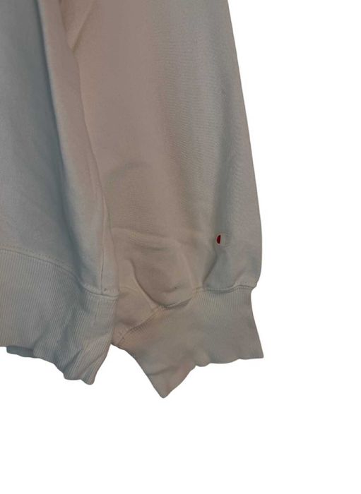 Bluza z kapturem champion biała duże logo