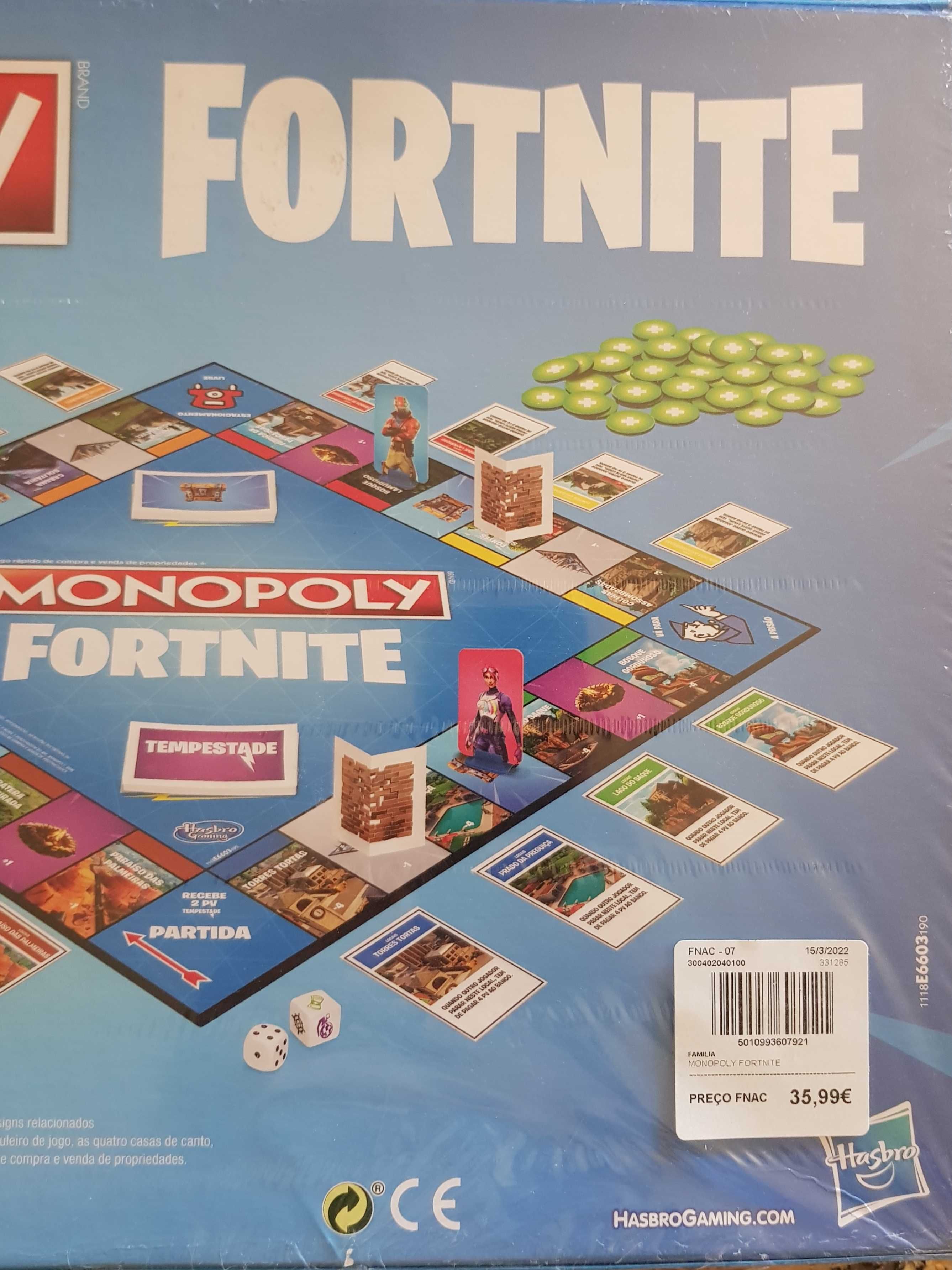 Monopoly Fortnite e outros jogos Novos e Embalados Cernadelo E