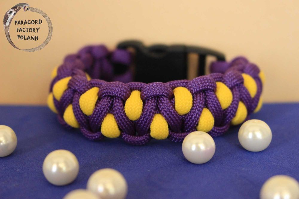 Bransoletka Dragon eye paracord / microcord handmade