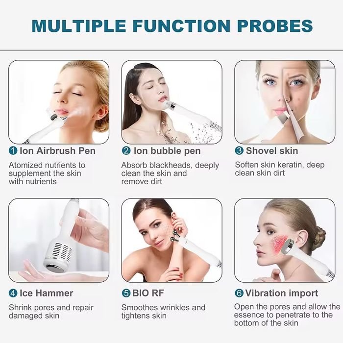 Máquina Facial Estética Multifuncional AOKO Smart Bubble — Nova