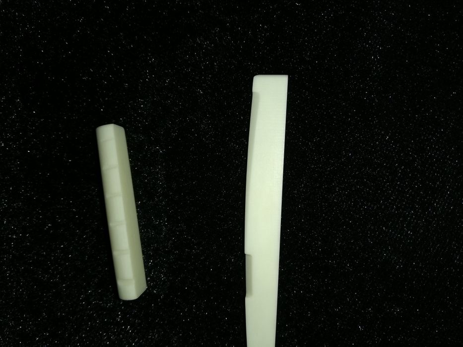 Rastilho e pestana de guitarra cordas de aço