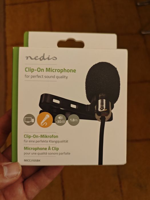 Microfone lapela (novo)