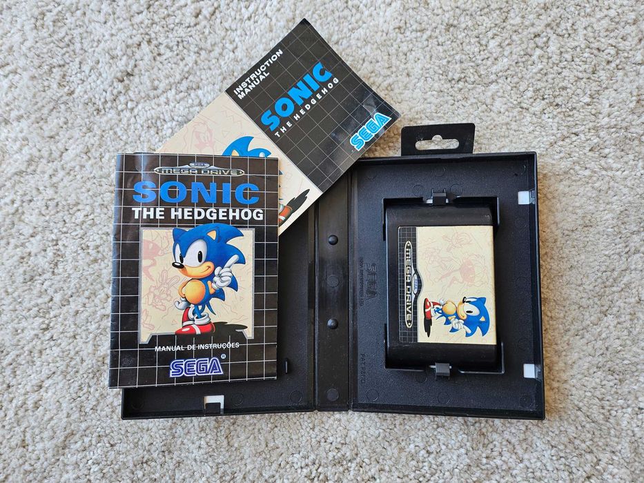 Sonic the Hedgehog | Sega Mega Drive | Completo | Caixa + Manual