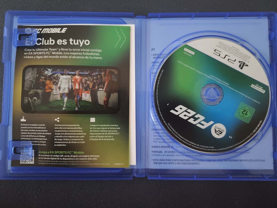 Jogo PS5 FC26 como novo