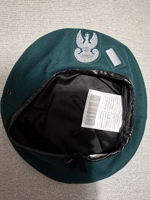 Beret WP Zielony Wojsk Lądowych MON rozmiar 56 starszy szeregowy specjalista.
