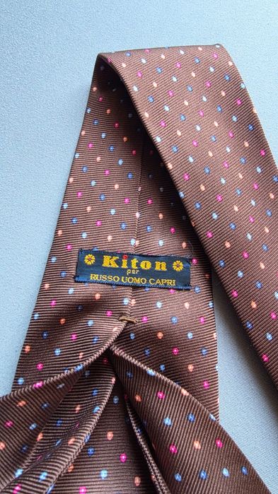 Krawat jedwabny KITON