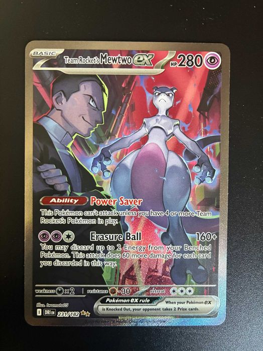 Team Rocket's Mewtwo ex (DRI 231) - Karta Pokemon