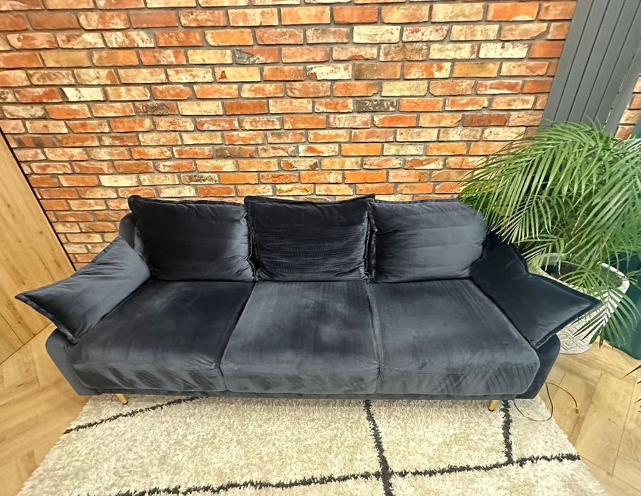 Sofa trzyosobowa z funkcją spania, pojemnik na pościel Mazzini Pansy