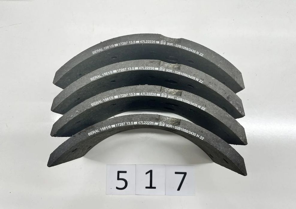 zestaw okładzin hamulcowych beral kbl1728731561
