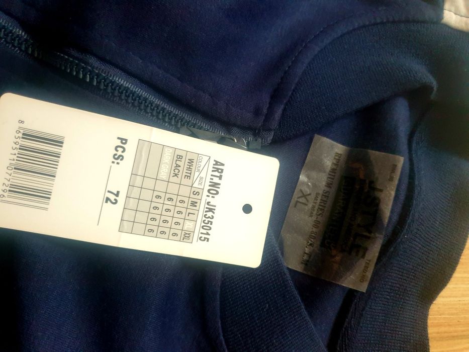 Bluza suwak nowa z metką granat XL