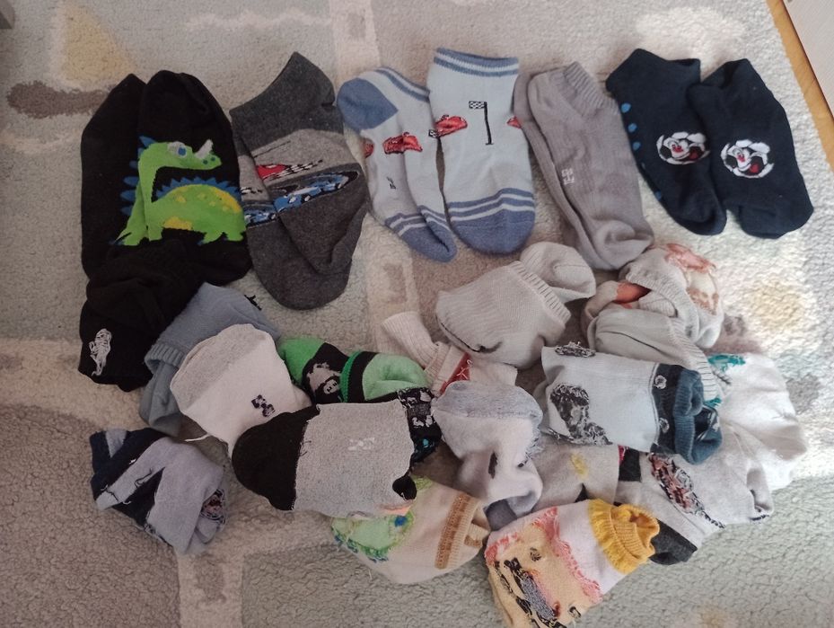 Skarpetki chłopięce letnie paka 24-31