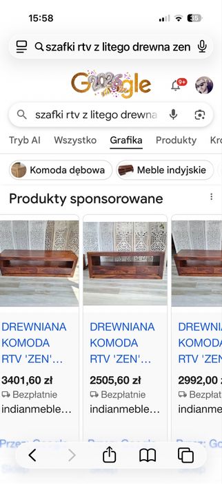 Meble z litego drewna !