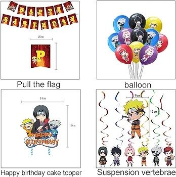 Zestaw urodzinowy Naruto