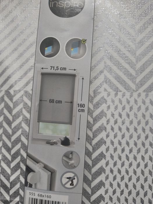 Nowa ,nierozpakowana roleta zaciemniajaca