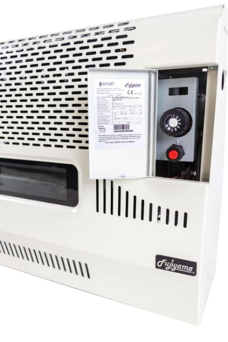 Grzejnik gazowy, ogrzewacz, piecyk FUJIJAMA KFC-9000 visor, wentylator