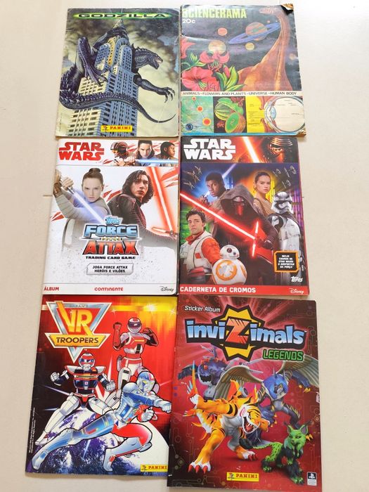 Lote de 6 Cadernetas de Cromos antigas