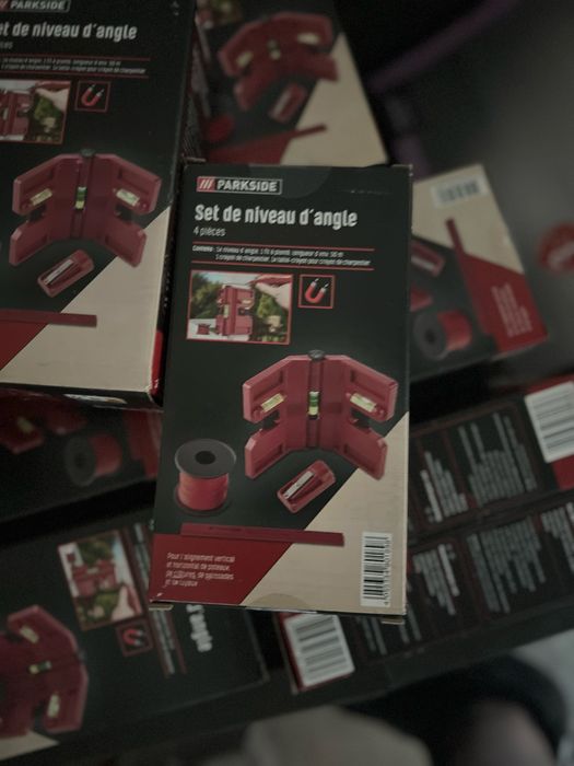 Комплект кутового рівня Parkside 4 предмети