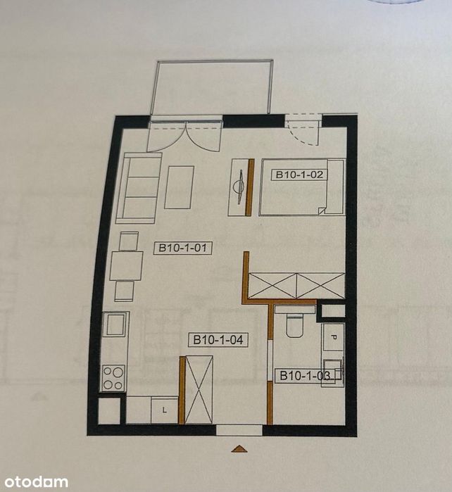 Mieszkanie dwuosobowe przy centrum Bielska 37,5m2 z dużym balkonem