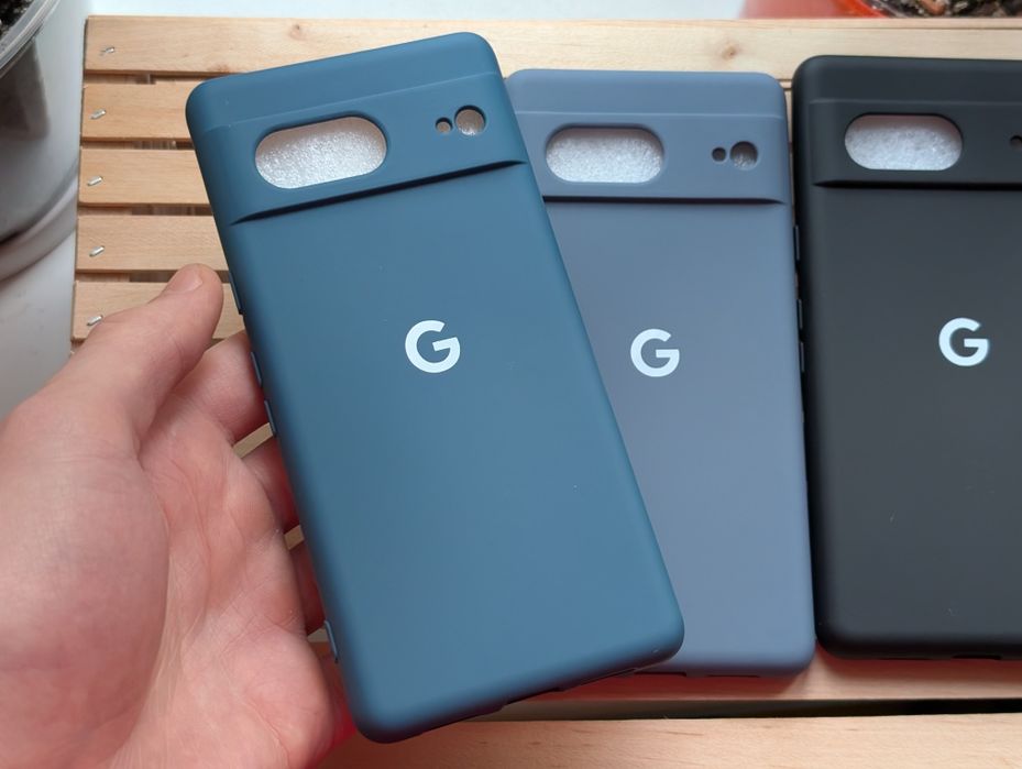 БЕЗ КОМІСІЇ Чохол Google Pixel 7 Логотип Гугл та Мікрофібра Всередині