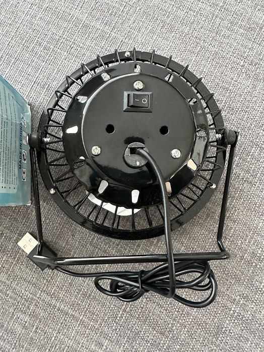 Wentylator biurkowy USB Mini Fan czarny