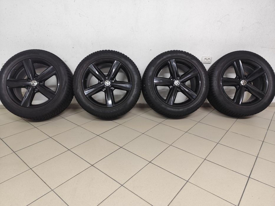 Колеса, диски+шины R-19 5*130, 265/50 "Volkswagen" Touareg