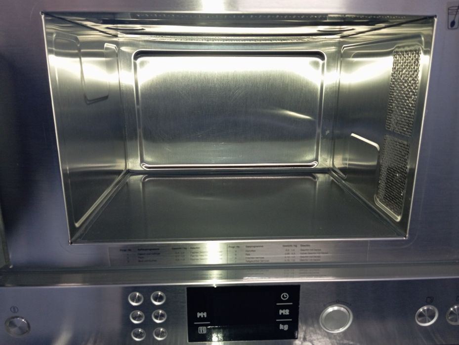 Встраиваемая микроволновая печь Bosch черная нержавейка из Германии
