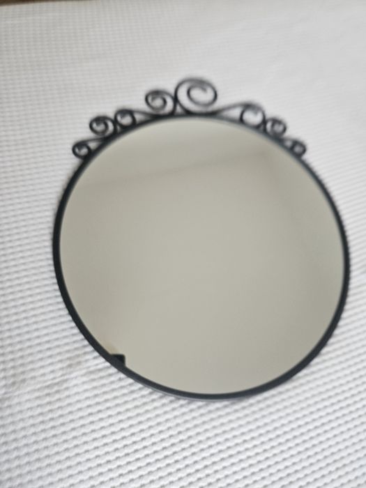 Lustro okrągłe Ikea 50cm czarne
