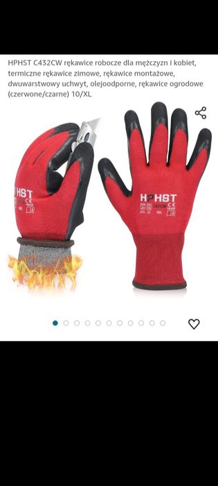 Rękawice robocze HPHST safety gloves r XL
