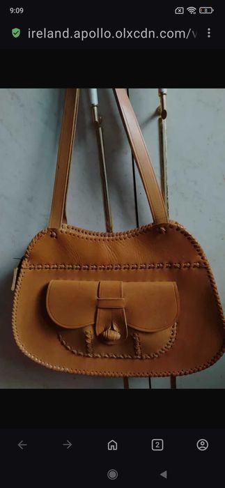 Сумка портфель кожаный