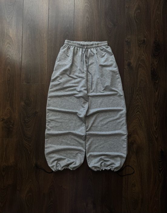 Широкі Штани Спортивні Парашути Sweatpants Baggy Fit Сірі Серые Спортивки Jaded London Skater ERD Type Flared Фларед Широкие Буткат Bootcut Y2K SK8