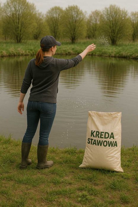 Kreda stawowa z dostawą, kreda granulowana do stawu bezpieczna dla ryb