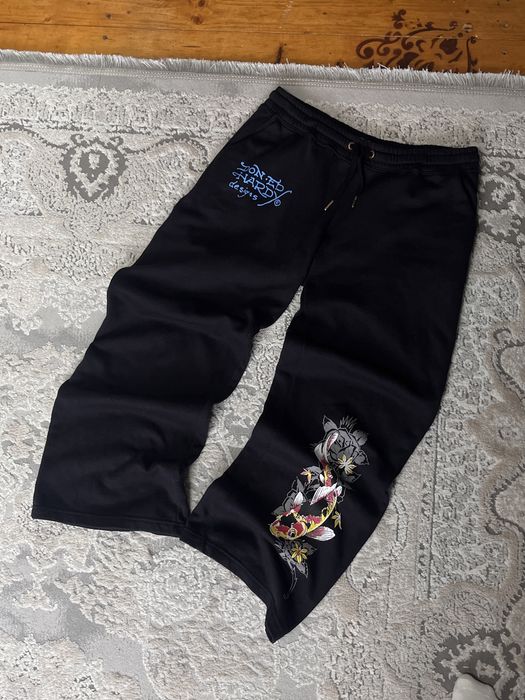 Широкі штани Ed Hardy / baggy Джинси біг лого Ед Харді