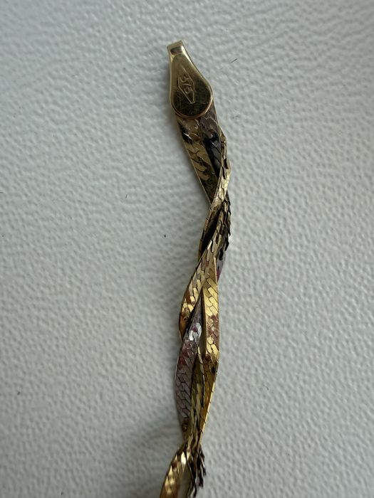 Золотий браслет 375 проби