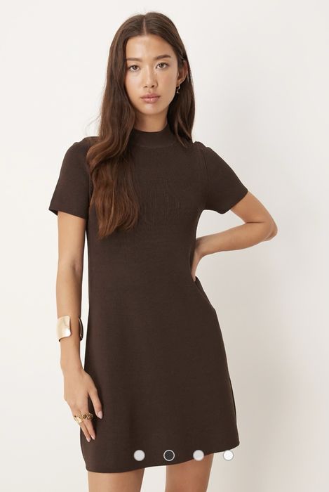 Новое Mango Mng платье коричневое,сукня манго шоколадна