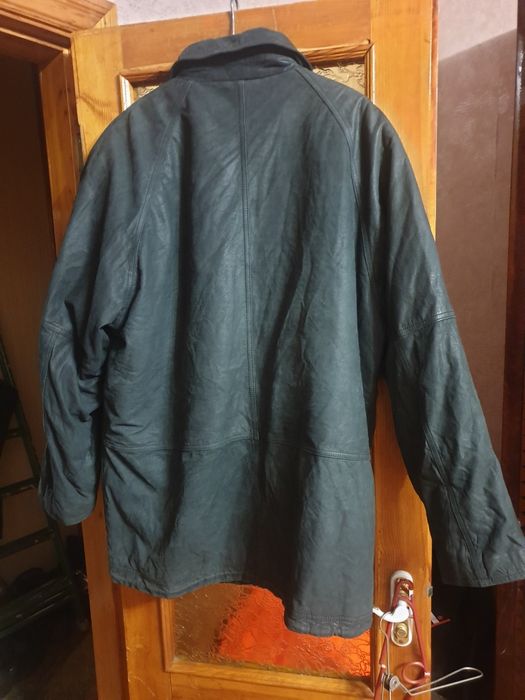 Куртка большого размера из набука 56-58 р.