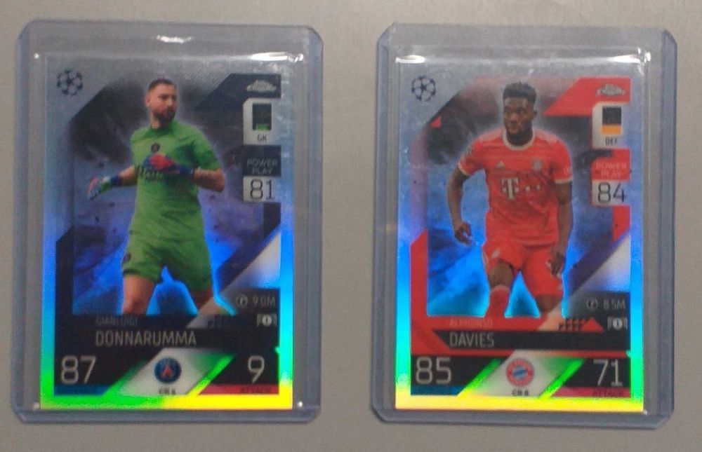 Set 10 cartas Match Attax 22/23 Chrome Preview (Edição Cromada)