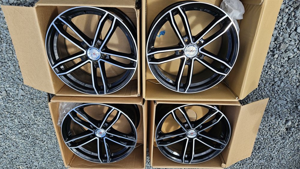 Nowe Piękne Alufelgi 18 5x112 VW Audi Mercedes Seat Cupra Skoda A3 A4 A5 A6 Golf Passat Sharan Tiguan Leon Octavia Ateca Q3 Q4 Q5 T-Roc