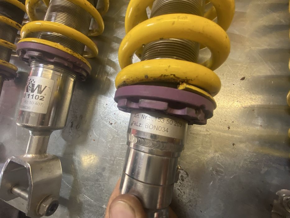 Coilovers Honda  Suspenção kw inox line regulavel em altura e dureza