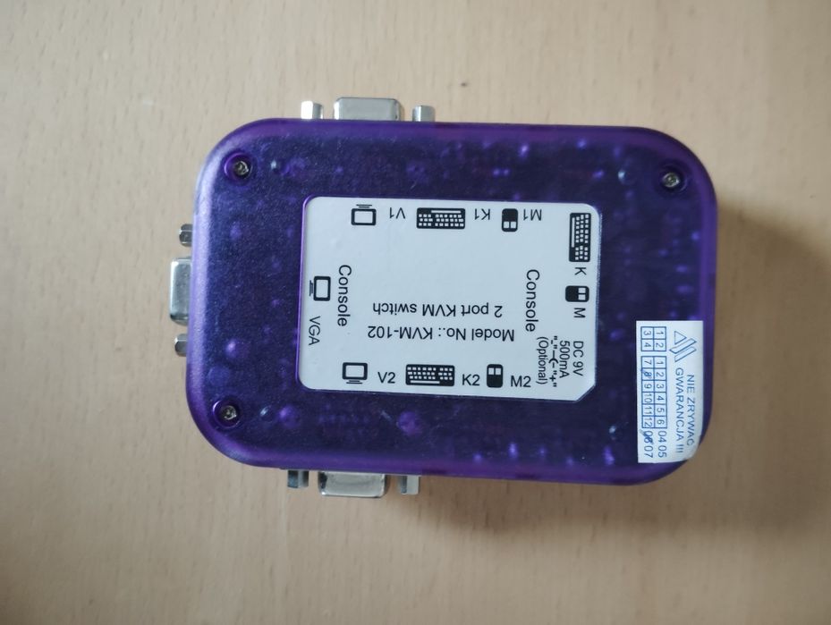 KVM 2-port switch