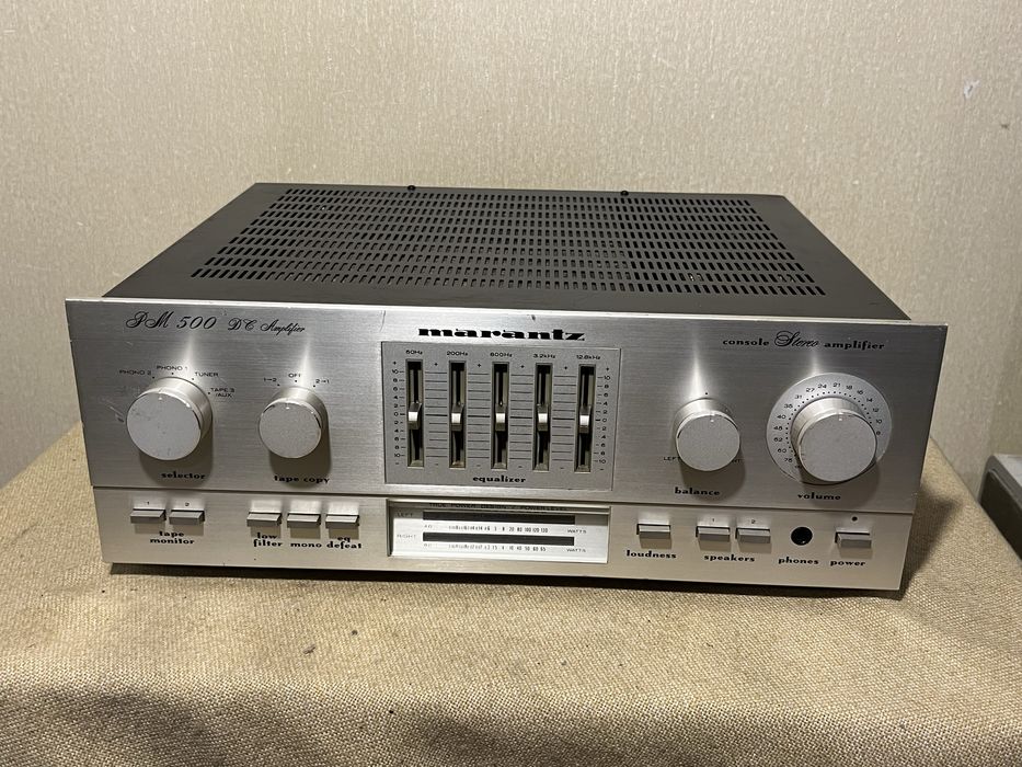 Аудиофильский предтоповый HI-FI усилитель MARANTZ PM-500 (2х83Вт/9,5кг)
