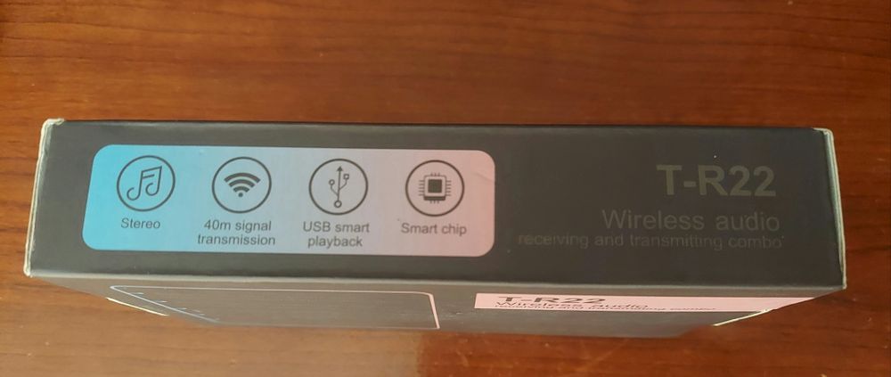 Бездротове аудіо приймач та передавач T-R22